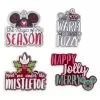 Disney Holiday Pin Set - Mickey Mouse Icon Quotes - Set Of 4