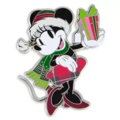 Disney Holiday Pin - Santa Minnie Mouse With Gift