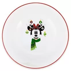 Disney Cereal Bowl - Santa Minnie Mouse Holiday - Reindeer