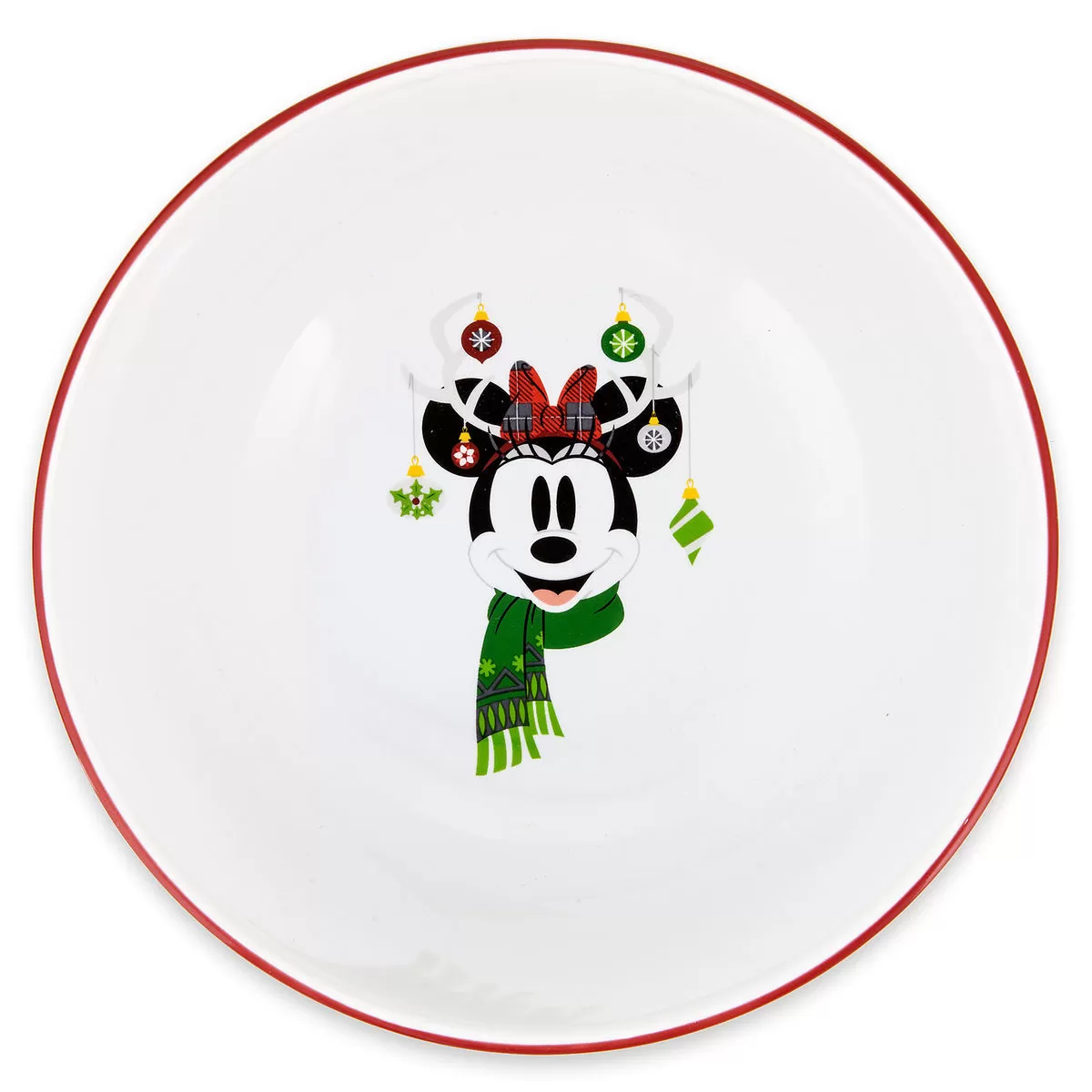 Disney Cereal Bowl - Santa Minnie Mouse Holiday - Reindeer 1 Disney Cereal Bowl - Santa Minnie Mouse Holiday - Reindeer