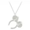 Disney Rebecca Hook Necklace - Minnie Mouse Ears Headband - Silver