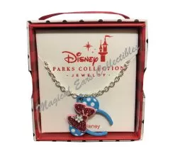 Disney Necklace - Minnie Mouse Ear Headband - Blue