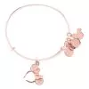 Disney Alex & Ani Bracelet - Minnie Mouse Ears Headband - Rose Gold