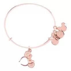 Disney Alex & Ani Bracelet - Minnie Mouse Ears Headband - Rose Gold