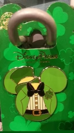 Disney St. Patrick's Day Pin - Mickey Mouse Icon