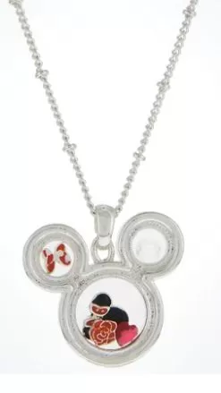 Disney Necklace - Minnie Mouse Icons Floating Charms