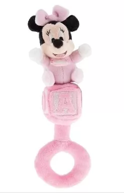 Disney Plush - Baby Minnie Mouse Plush Rattle