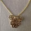 Disney Necklace - Mickey Mouse Icon Filigree - Gold