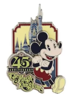 Disney Magic Kingdom Pin - 45th Anniversary - Mickey Mouse