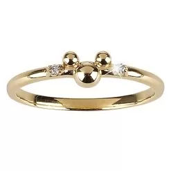 Disney Dream Collection Ring - 14-Kt. Gold And Diamond Mickey Mouse