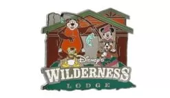 Disney Wilderness Lodge Pin - Mickey Mouse And Gang