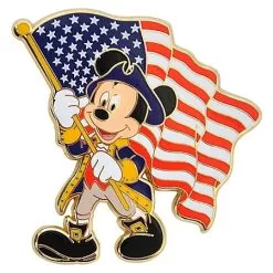 Disney Mickey Mouse Pin - American Flag