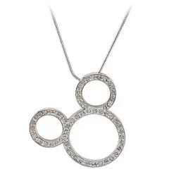 Disney Arribas Necklace - Large Swarovski Crystal Mickey Mouse