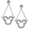 Disney Arribas Earrings - Mickey Mouse Pave Crystal Dangle
