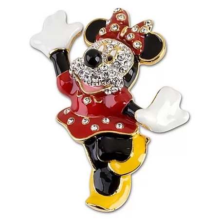 Disney Brooch Pin - Swarovski Crystal Minnie Mouse 1 Disney Brooch Pin - Swarovski Crystal Minnie Mouse