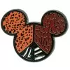 Disney Pin- Mickey Mouse Icon - Animal Print Peace Sign