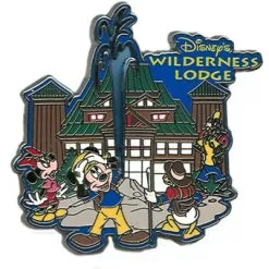Disney Wilderness Lodge Pin - Mickey Mouse Logo
