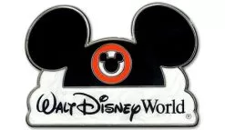 Disney Mickey Mouse Pin - Walt Disney World Ear Hat Logo