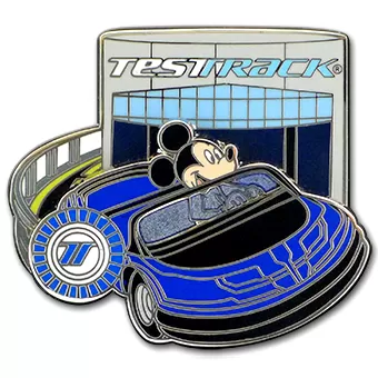Disney Test Track Pin - Epcot - Mickey Mouse 1 Disney Test Track Pin - Epcot - Mickey Mouse