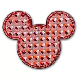 Disney Mickey Mouse Logo Pin - Shining Red Cubes