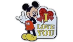 Disney Sign Language Pin - I Love You - Mickey Mouse
