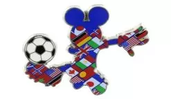 Disney Mickey Mouse Pin - Multi-Country Mickey Soccer Player