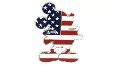 Disney Mickey Mouse Pin - Stars And Stripes 1 Disney Mickey Mouse Pin - Stars And Stripes