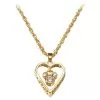 Disney Necklace - Filigree Heart Mickey Mouse Icon