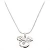 Disney Necklace - Sterling Silver Swirl Mickey Mouse