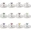 Disney Birthstone Ring - Star And Mickey Mouse - Silver