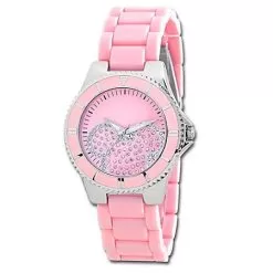 Disney Wrist Watch - Pavé Crystal Pink Mickey Mouse