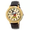 Disney Wrist Watch - Jumbo Classic Mickey Mouse -- Brown/Gold