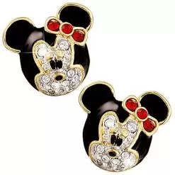 Disney Arribas Earrings - Minnie Mouse Face