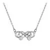Disney Arribas Brothers Necklace - Mickey And Minnie Mouse Infinity