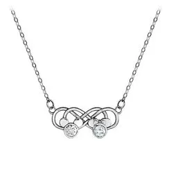 Disney Arribas Brothers Necklace - Mickey And Minnie Mouse Infinity