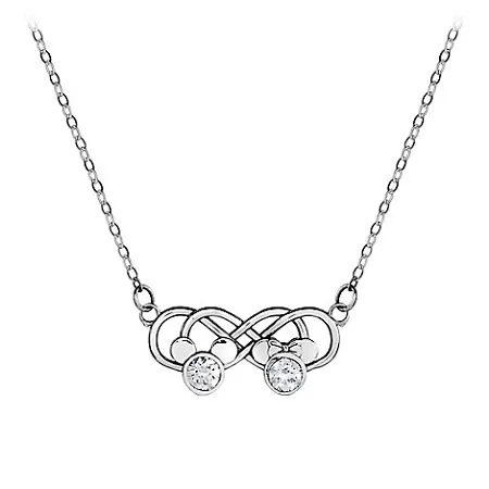 Disney Arribas Brothers Necklace - Mickey And Minnie Mouse Infinity 1 Disney Arribas Brothers Necklace - Mickey And Minnie Mouse Infinity