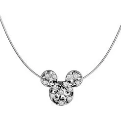 Disney Arribas Brothers Necklace - Mickey Mouse Filigree 3D Icon