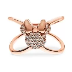 Disney Rebecca Hook Ring - Minnie Mouse X Ring - Rose Gold