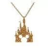 Disney Rebecca Hook Necklace - Mickey Mouse Castle - Gold