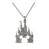Disney Rebecca Hook Necklace - Mickey Mouse Castle - Silver