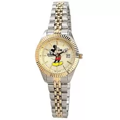 Disney Wrist Watch - Two-Tone Hands Mickey Mouse -- Small