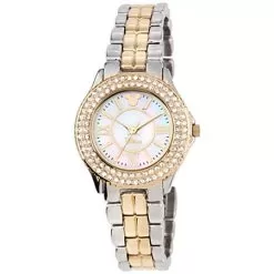 Disney Wrist Watch For Women - Mickey Mouse - Crystal Mother Of Pearl