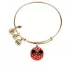 Disney Alex And Ani Charm Bracelet - Minnie Mouse Ear Hat - Gold