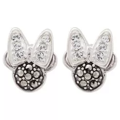 Disney Judith Jack Earrings - Minnie Mouse Icon - Swarovski Crystal