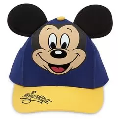 Disney Hat - Baseball Cap - Mickey Mouse - Blue/Gold