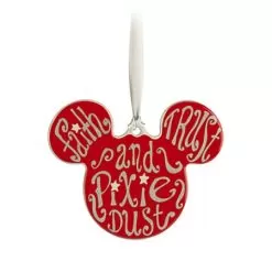 Disney Disc Ornament - Mickey Mouse - Faith Trust Pixie Dust