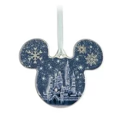 Disney Disc Ornament - Mickey Mouse - Fantasyland Castle