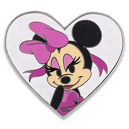 Disney Minnie Mouse Pin - Glamorous Minnie Heart 1 Disney Minnie Mouse Pin - Glamorous Minnie Heart