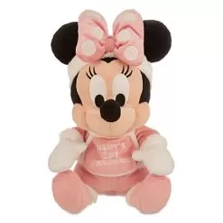 Disney Plush - Santa Minnie Mouse - Baby's 1st Christmas