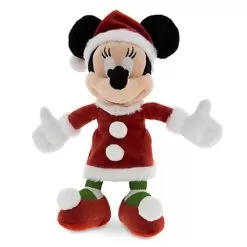 Disney Plush - Santa Minnie Mouse - Small - 7''